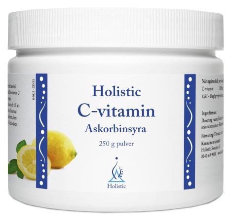 Holistic C-vitamin Askorbinsyra, Kosttillskott - Holistic