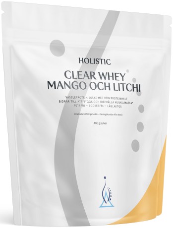 Miniatyrbild Holistic Clear Whey Protein, Mango och Litchi, 400 g