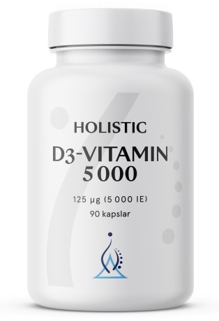 Holistic D3-vitamin 5000 IE, Kosttillskott - Holistic