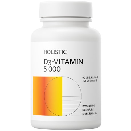 Miniatyrbild Holistic D3-vitamin 5000 IE, 90 kaps
