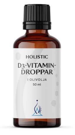 Holistic D3-vitamin Droppar i olja, Kosttillskott - Holistic