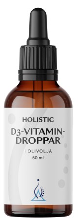 Holistic D3-vitamin Droppar i olja, Vitamin & Mineraltillskott - Holistic