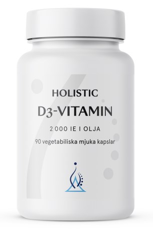 Holistic D3-vitamin i kokosolja, Kosttillskott - Holistic
