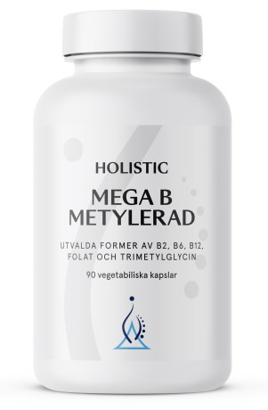 Holistic Mega B, Metylerad, Vitamin & Mineraltillskott - Holistic
