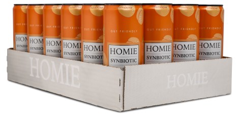 Miniatyrbild Homie Wake Up Synbiotic, Peach Nectarine, 24-pack