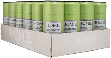 Miniatyrbild Homie Wake Up Synbiotic, Apple/ Elderflower, 24-pack