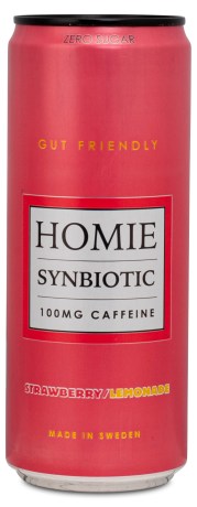 Miniatyrbild Homie Wake Up Synbiotic, Strawberry Lemonade, 1 st