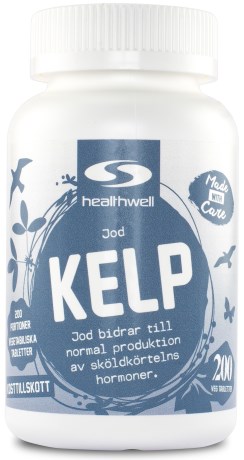 Jod Kelp, Kosttillskott - Healthwell
