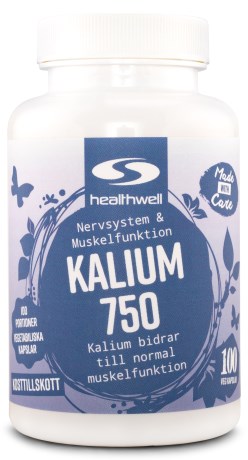 Kalium 750, Kosttillskott - Healthwell