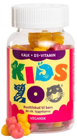 KidsZoo Kalcium+D Tuggisar, Vitamin & Mineraltillskott - Kids Zoo