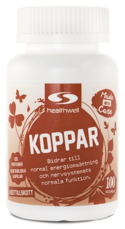 Koppar, Kosttillskott - Healthwell