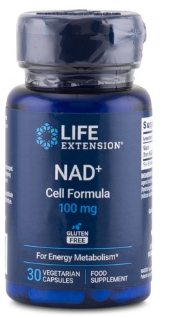 Life Extension NAD+ Cell Formula 100 mg, Vitamin & Mineraltillskott - Life Extension