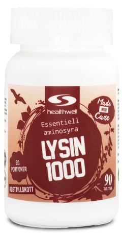 Lysin 1000, Kosttillskott - Healthwell