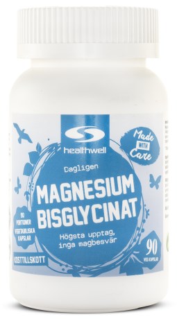 Healthwell Magnesium Bisglycinat, Kosttillskott - Healthwell