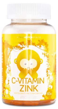 Monkids C-vitamin + Zink, Kosttillskott - Monkids