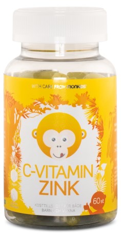 Monkids C-vitamin + Zink, Vitamin & Mineraltillskott - Monkids