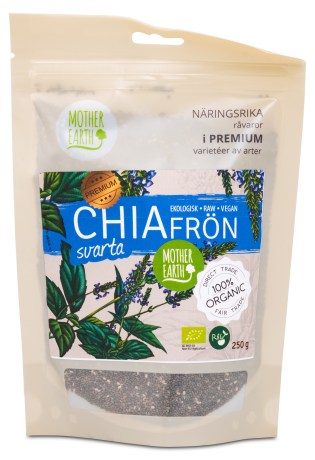Miniatyrbild Mother Earth Chiafr�n Svarta RAW & EKO, 250 g