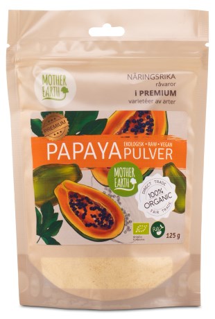 Mother Earth Papayapulver EKO, Livsmedel - Mother Earth