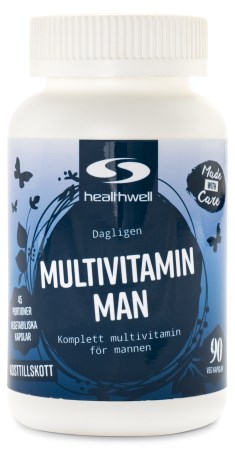 Healthwell Multivitamin Man, Kosttillskott - Healthwell
