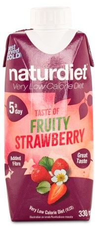 Miniatyrbild Naturdiet Shake, Jordgubb, 330 ml