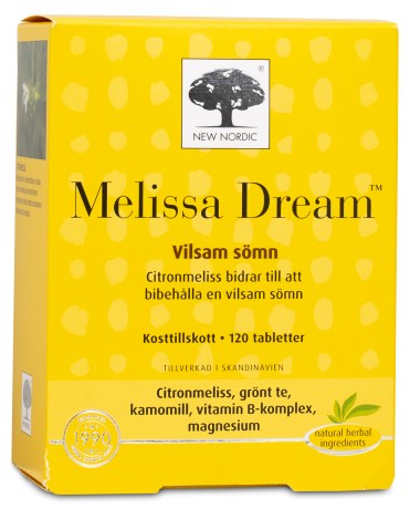Miniatyrbild New Nordic Melissa Dream, 120 tabl