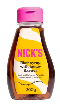 Miniatyrbild Nicks Fiber Syrup with Honey Flavour, 300 g
