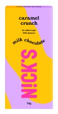 Miniatyrbild Nicks Milk Chocolate, Caramel Crunch, 75 g