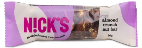 Miniatyrbild Nicks Nut Bar, Almond Crunch, 1 st