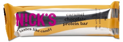 Miniatyrbild Nicks Protein Bar , Caramel chocolate, 1 st