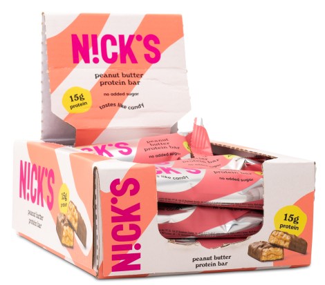 Miniatyrbild Nicks Protein Bar , Peanut butter, 12-pack