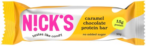 Miniatyrbild Nicks Protein Bar , Caramel chocolate, 1 st