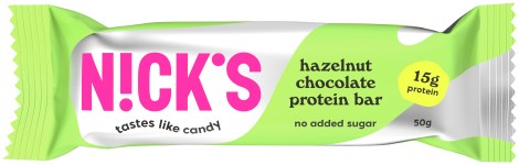 Miniatyrbild Nicks Protein Bar , Hazelnut chocolate , 1 st