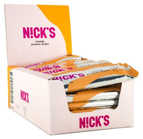 Miniatyrbild Nicks Protein Wafer, Orange, 24-pack