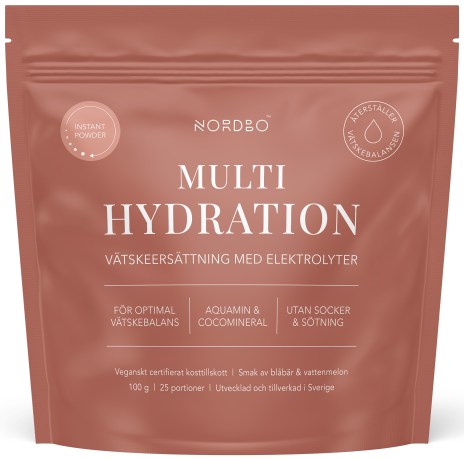 Miniatyrbild Nordbo Multi Hydration, Vattenmelon / Bl�b�r, 100 g