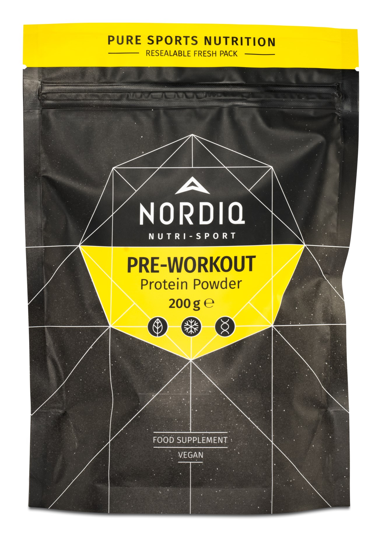 Köp NORDIQ PreWorkout Protein Powder hos Svenskt Kosttillskott