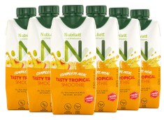 Miniatyrbild Nutrilett Less Sugar Smoothie, Tasty Tropical, 6-pack