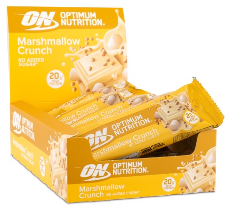 Miniatyrbild Optimum Marshmallow Crunch Protein Bar, 10 st, Marshmallow