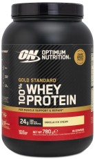 Miniatyrbild Optimum Nutrition 100% Whey Gold Standard, Vanilla Ice Cream, 780 g