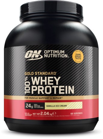 Miniatyrbild Optimum Nutrition 100% Whey Gold Standard, Vanilla Ice Cream, 2 kg