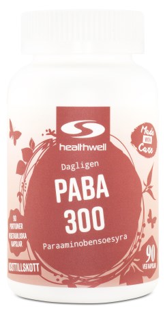 Healthwell PABA 300 - Kort datum, Kosttillskott - Healthwell