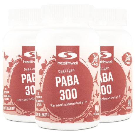 Healthwell PABA 300, Vitamin & Mineraltillskott - Healthwell