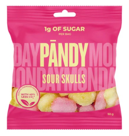 Miniatyrbild Pndy Candy, Sour Skulls, 50 g