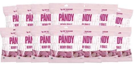 Miniatyrbild P�ndy Candy, Berry Ovals, 14-pack