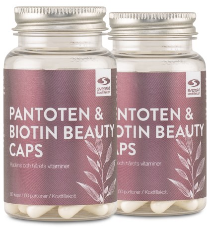 Miniatyrbild Pantoten & Biotin Beauty Caps, 120 kaps