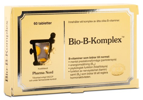 Pharma Nord Bio B-komplex, Vitamin & Mineraltillskott - Pharma Nord