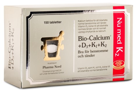 Pharma Nord Bio-Calcium+D3+K1+K2, Vitamin & Mineraltillskott - Pharma Nord