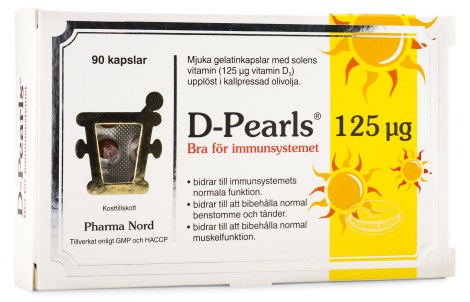 Pharma Nord D-Pearls 125 Ug, Kosttillskott - Pharma Nord