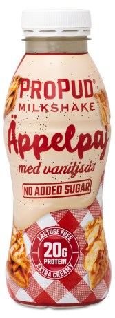 Miniatyrbild ProPud Protein Milkshake, ppelpaj, 330 ml