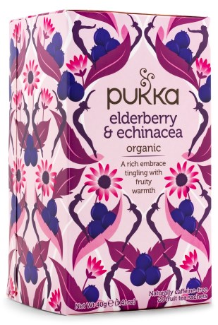 Pukka Elderberry & Echinacea, Livsmedel - Pukka