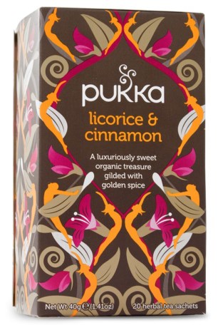 Pukka Licorice & Cinnamon, Livsmedel - Pukka